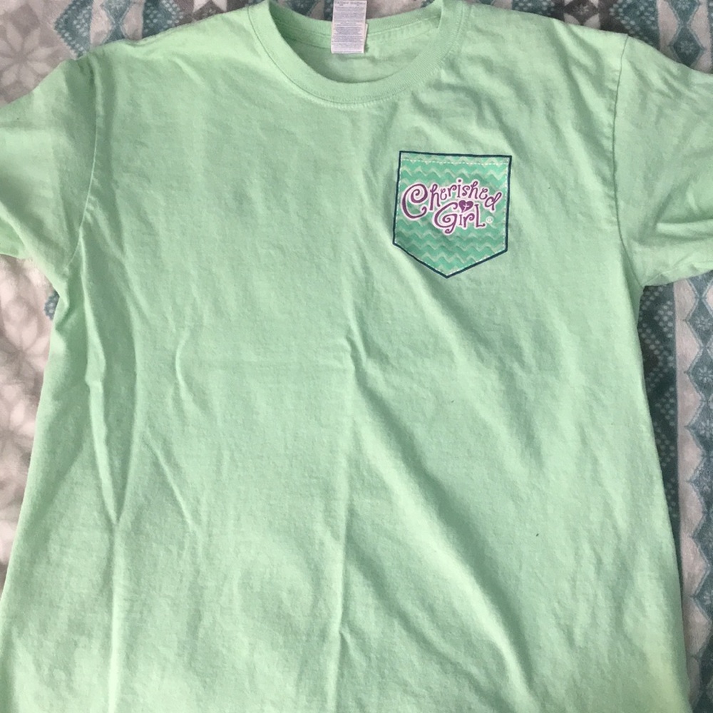 Mint Cherished Girl Tee